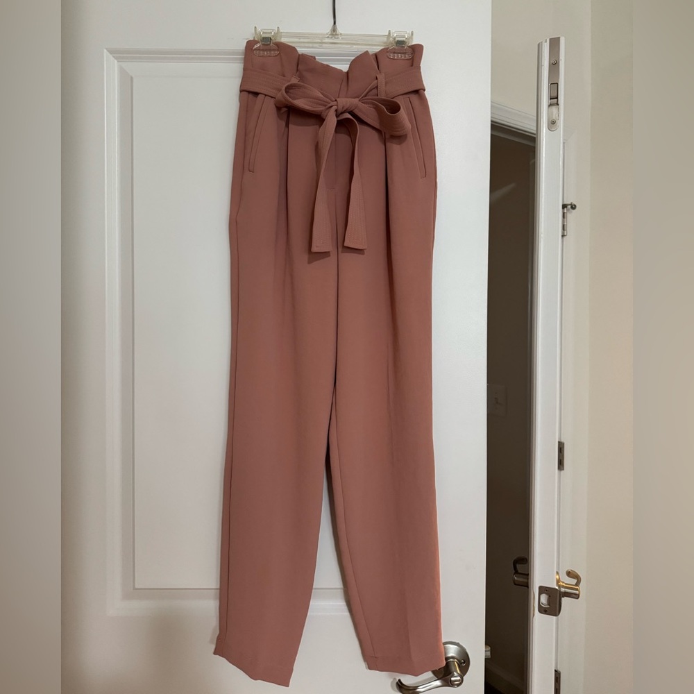 Express Women's Blush Tie-Waist Pants